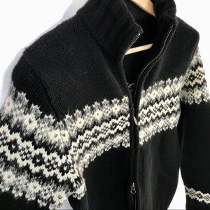 Eddie Bauer zip cardigan sweater